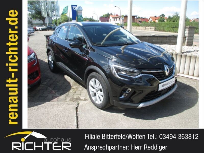Dunkel schwarz metallic Gebraucht 2023 Renault Captur Intens SUV | 24.995 € (Etwas zu teuer) - Bild 1/4