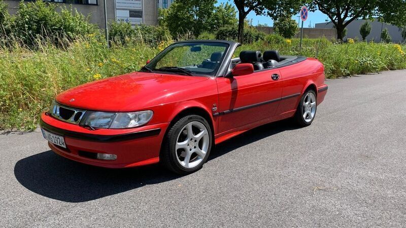 Rot Gebraucht 2000 Saab 9-3 Cabriolet Cabrio | 16.000 € - Bild 1/4