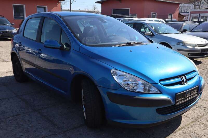 Blau Gebraucht 2004 Peugeot 307 Premium Limousine | 800 € (Superpreis) - Bild 1/4
