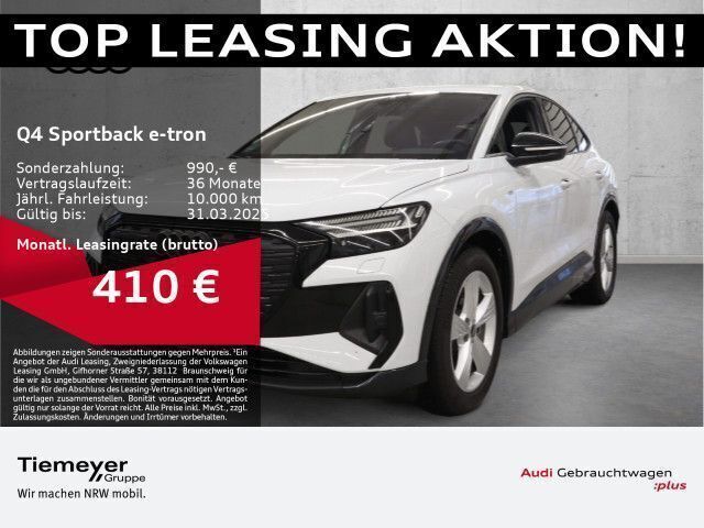 Weiß Gebraucht 2024 Audi Q4 Sportback e-tron S-Line SUV | 51.490 € (Fairer Preis) - Bild 1/1