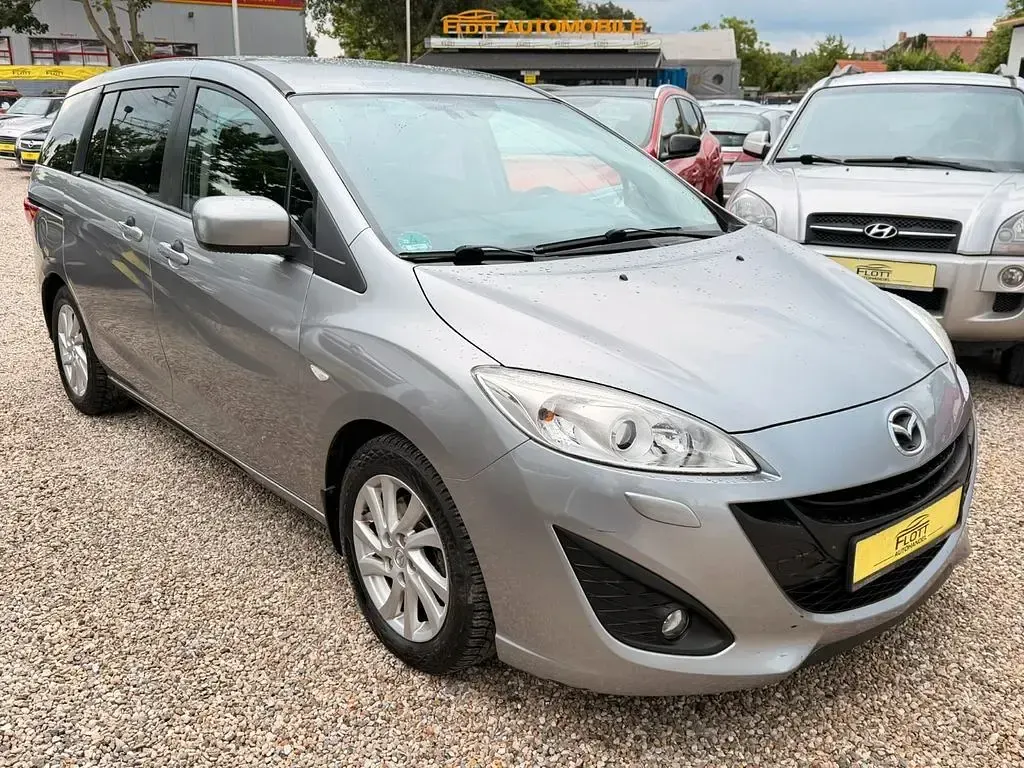 Gebraucht Mazda 5 Center-Line 116 PS (85 kW) 2011 Plutossilber metallic Van / Kleinbus