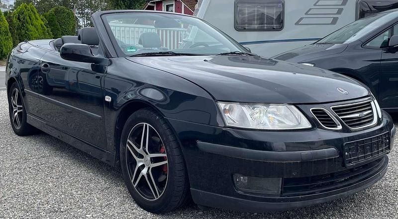 Schwarz Gebraucht 2006 Saab 9-3 Cabriolet Cabrio | 3.850 € (Superpreis) - Bild 1/4