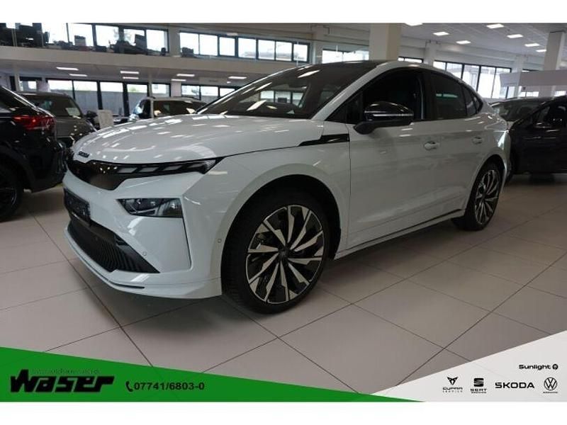 Grau Neu 2025 Skoda Enyaq iV SportLine SUV | 59.480 € (Teuer) - Bild 1/4