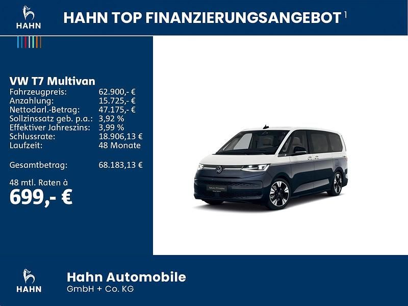 Gebraucht VW Multivan Style 204 PS (150 kW) 2025 Weißblau Van