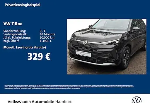 Neu VW T-Roc Style 150 PS (110 kW) 2026 Schwarz SUV