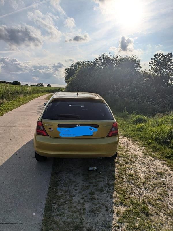 Gelb Gebraucht 2002 Honda Civic Coupé | 1.500 € (Fairer Preis) - Bild 1/4