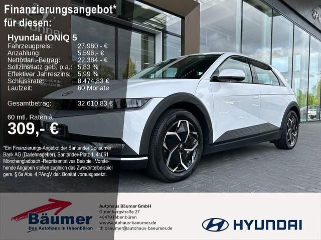 Weiß Gebraucht 2022 Hyundai Ioniq 5 Dynamiq SUV | 27.980 € (Etwas zu teuer) - Bild 1/4