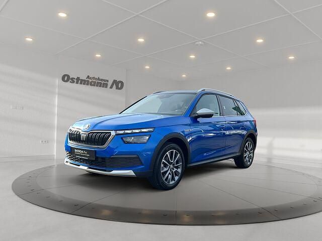 Gebraucht Skoda Kamiq ScoutLine 110 PS (80 kW) 2021 Raceblau metallic SUV