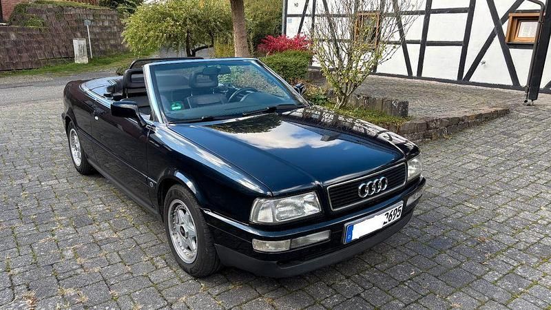 Blau Gebraucht 1992 Audi Cabriolet Sport Cabrio | 5.000 € - Bild 1/4