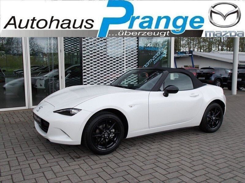 Arctic white Neu 2024 Mazda MX5 Prime-Line Cabrio | 27.885 € - Bild 1/4