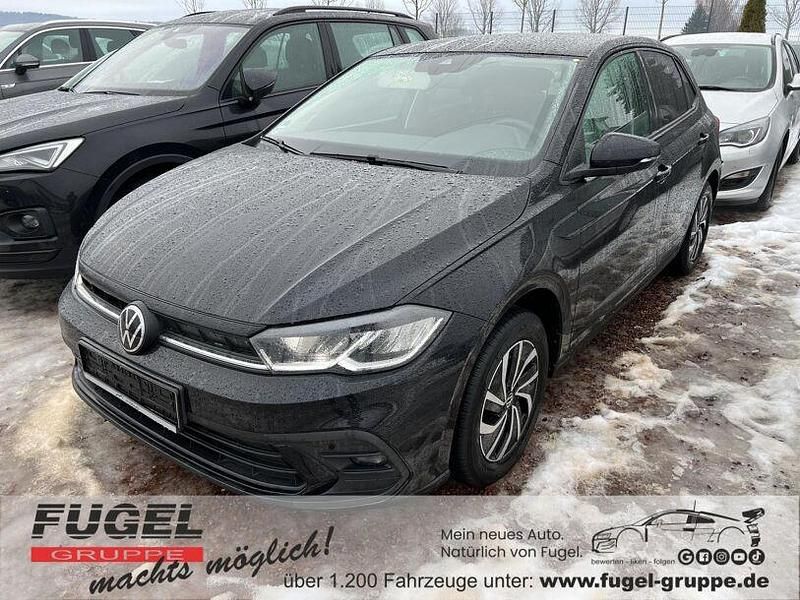 Schwarz Gebraucht 2022 VW Polo Life Limousine | 13.899 € (Guter Preis) - Bild 1/4