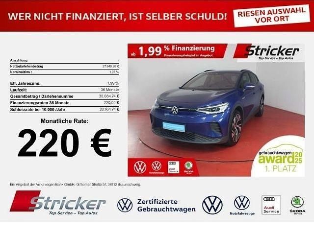 Blue dusk metallic Gebraucht 2022 VW ID.4 Pro Performance SUV | 27.949 € (Guter Preis) - Bild 1/4