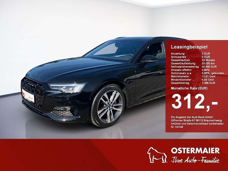 Mythosschwarz metallic Gebraucht 2024 Audi A6 Sport Kombi | 44.990 € - Bild 1/2