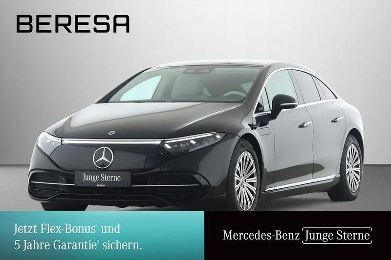 Schwarz Gebraucht 2022 Mercedes EQS450+ Limousine | 53.680 € (Teuer) - Bild 1/3