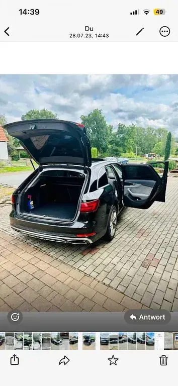 Usata Audi A4 S-Line 231 CV (169 kW) 2019 Nero Station wagon