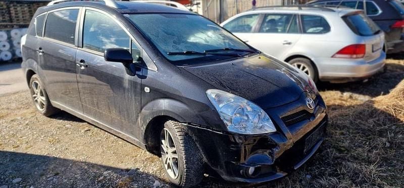 Gebraucht Toyota Corolla Verso 2008 Schwarz Van / Kleinbus