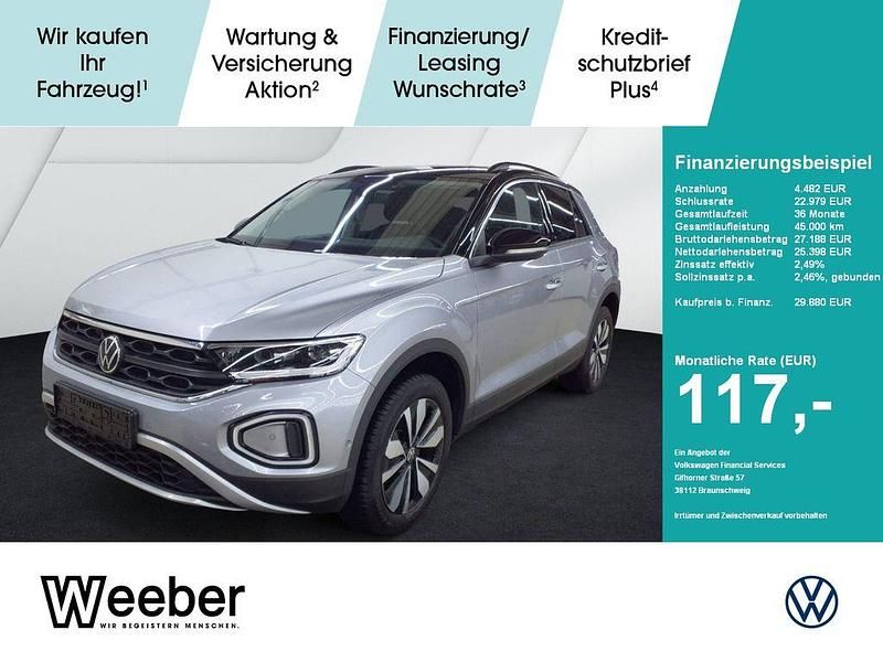 Silber Gebraucht 2025 VW T-Roc Goal SUV | 29.880 € (Superpreis) - Bild 1/4