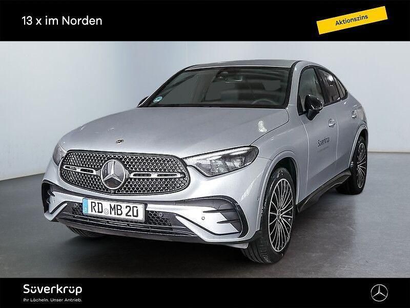 Metalliclack hightechsilber Gebraucht 2024 Mercedes GLC200 AMG SUV | 61.450 € - Bild 1/4