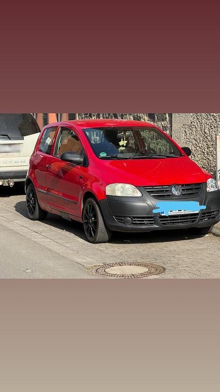 Gebraucht VW Fox 2008 Rot Kleinwagen