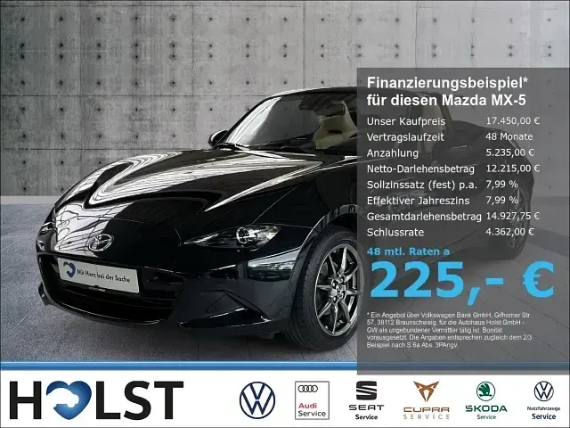 Gebraucht Mazda MX5 131 PS (96 kW) 2018 Cabrio