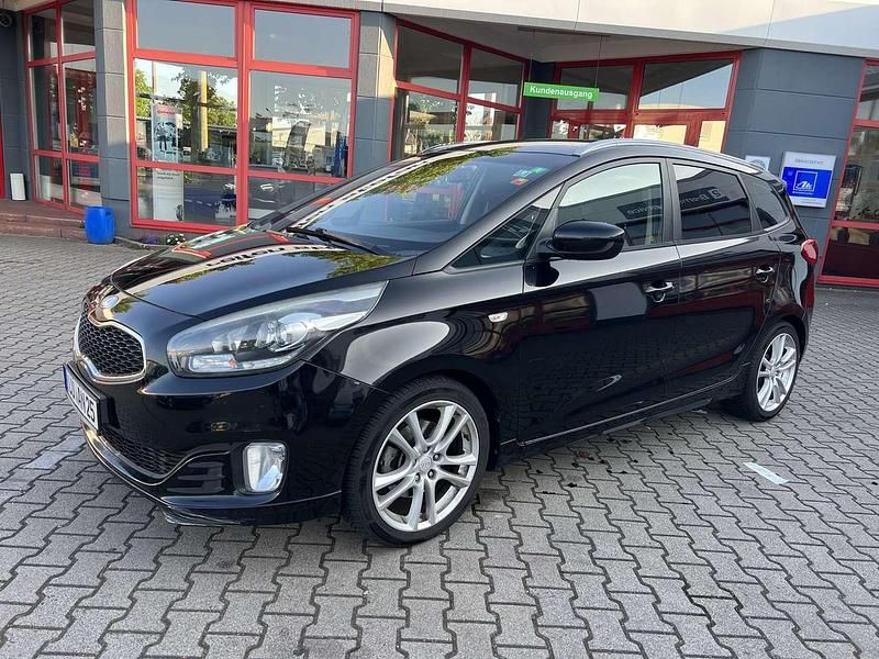 Schwarz Gebraucht 2014 Kia Carens Vision Van / Kleinbus | 5.450 € (Fairer Preis) - Bild 1/4