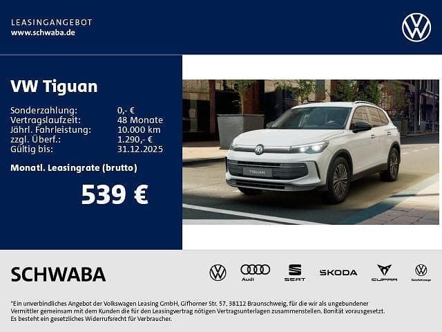 Weiß Neu 2025 VW Tiguan Life SUV | 48.290 € (Etwas zu teuer) - Bild 1/4