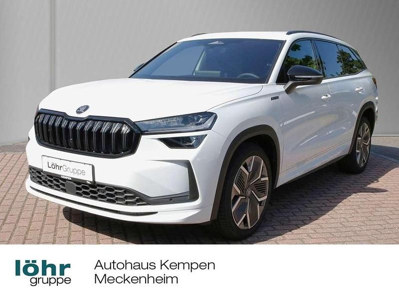 Moonweiss metallic Neu 2025 Skoda Kodiaq SportLine SUV | 49.750 € (Guter Preis) - Bild 1/4