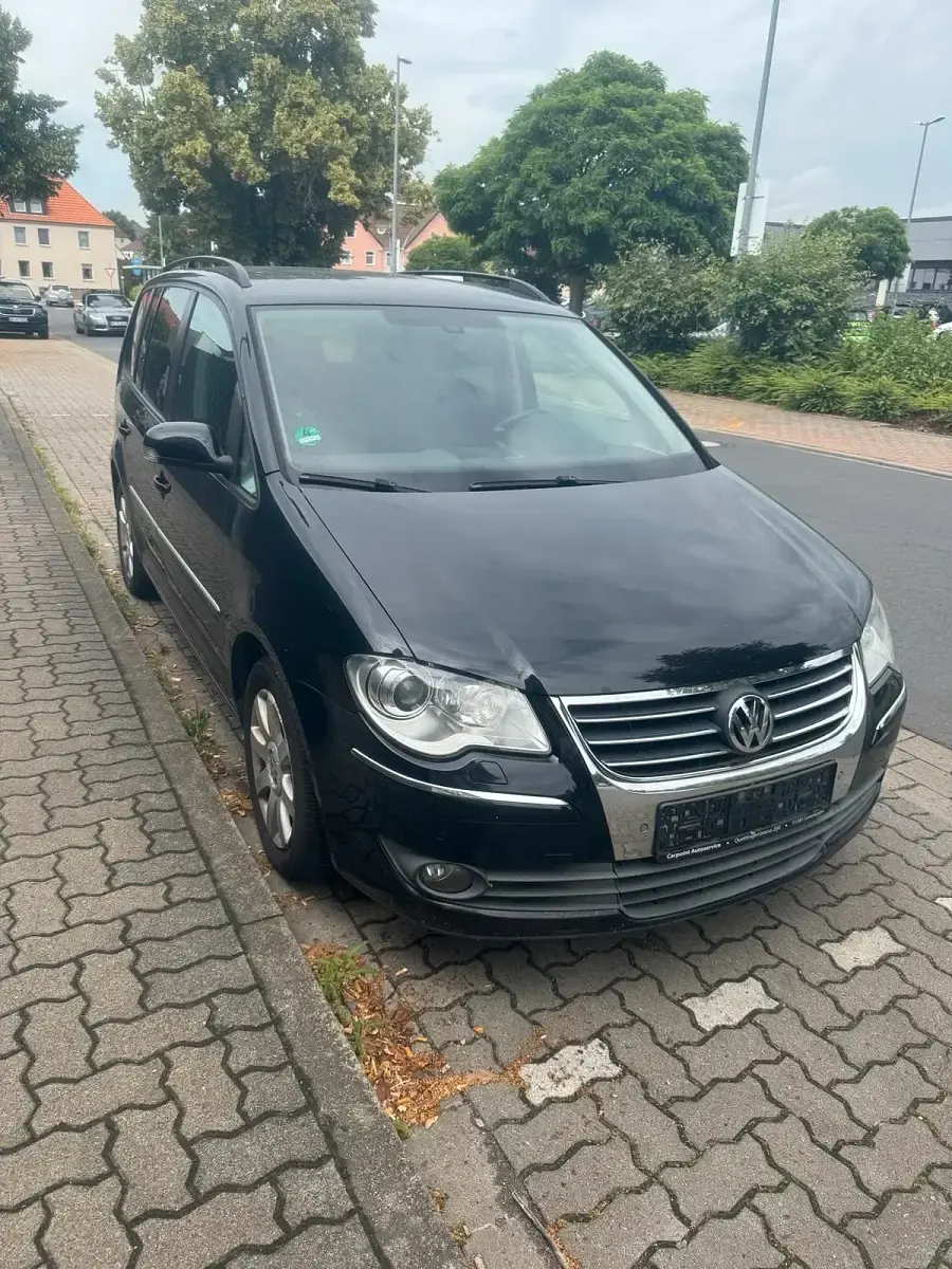 Gebraucht VW Touran 170 PS (125 kW) 2008 Schwarz Van / Kleinbus