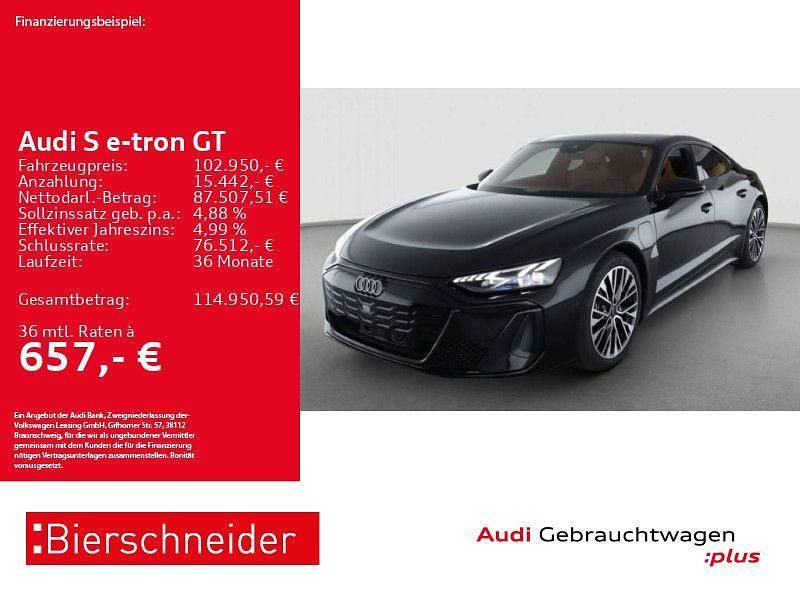 Schwarz Gebraucht 2025 Audi e-tron GT quattro Sport Limousine | 102.950 € (Fairer Preis) - Bild 1/3