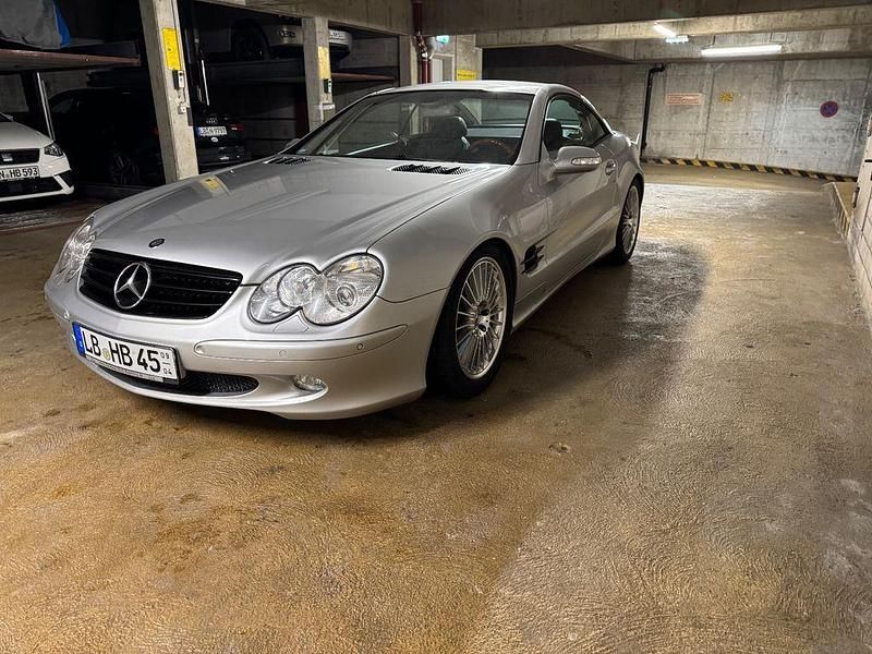 Gebraucht Mercedes SL500 306 PS (225 kW) 2002 Silber Cabrio