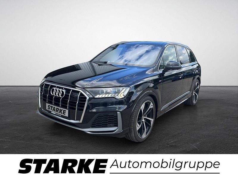 Weiß Gebraucht 2018 Audi Q7 S-Line SUV | 62.870 € - Bild 1/4