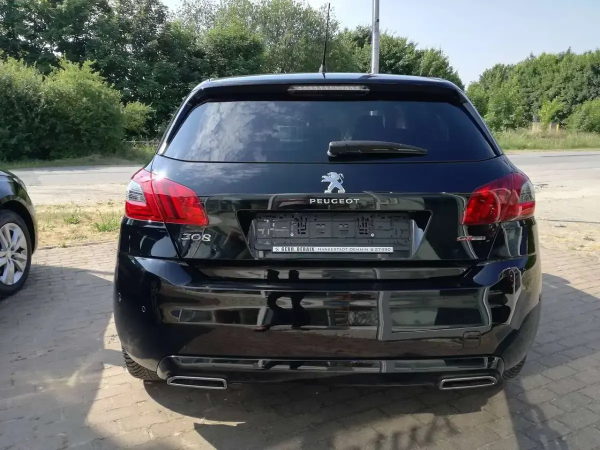Gebraucht Peugeot 308 Allure GT-Line 131 PS (96 kW) 2009 Lackierung schwarz perla nera Limousine