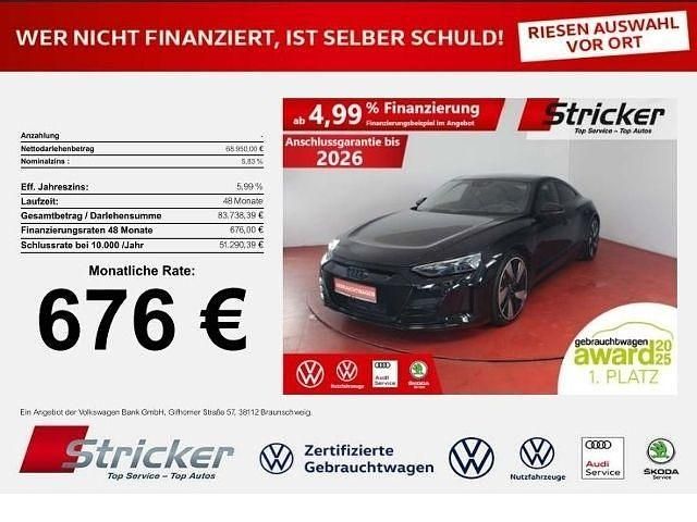 Schwarz Gebraucht 2023 Audi RS e-tron GT Sport Limousine | 68.949 € (Guter Preis) - Bild 1/4