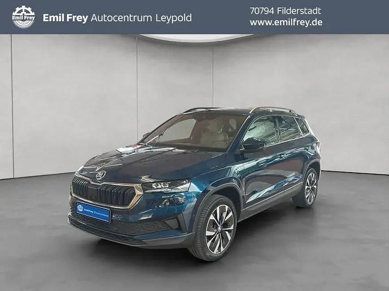 Blau Gebraucht 2022 Skoda Karoq Style SUV | 21.890 € (Guter Preis) - Bild 1/4