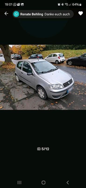 Silber Gebraucht 2006 Fiat Punto Kleinwagen | 1.300 € (Fairer Preis) - Bild 1/4