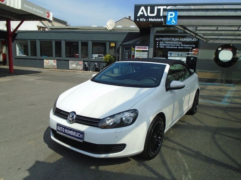 Weiß Gebraucht 2014 VW Golf Cabriolet Cabrio | 10.990 € (Superpreis) - Bild 1/4