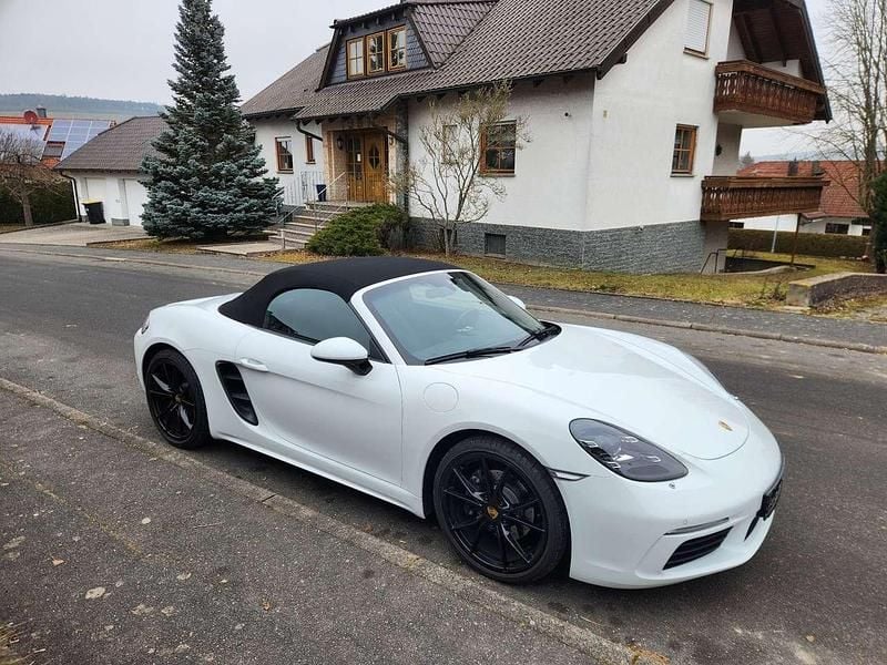 Gebraucht Porsche 718 Boxster 299 PS (219 kW) 2018 Weiß Cabrio