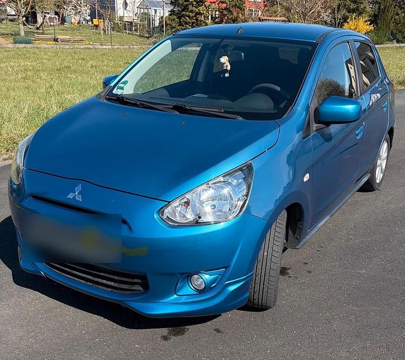 Gebraucht Mitsubishi Space Star 80 PS (58 kW) 2013 Blau Van / Kleinbus