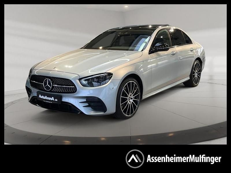 Metalliclack hightechsilber Gebraucht 2020 Mercedes E400 AMG Limousine | 43.910 € (Fairer Preis) - Bild 1/4