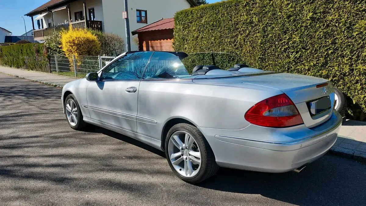 Gebraucht Mercedes CLK200 Avantgarde 163 PS (119 kW) 2006 Silber Cabrio