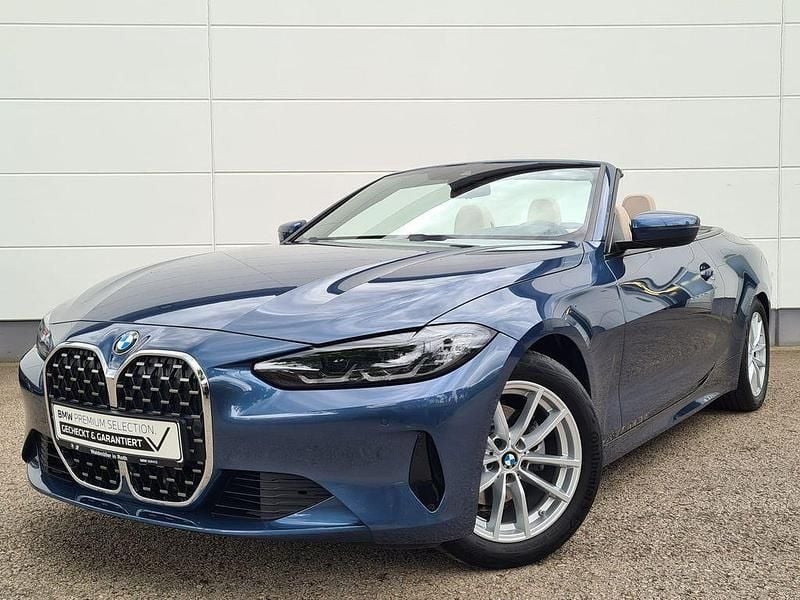 Blau Gebraucht 2021 BMW 420 Sport Line Cabrio | 37.500 € (Fairer Preis) - Bild 1/4