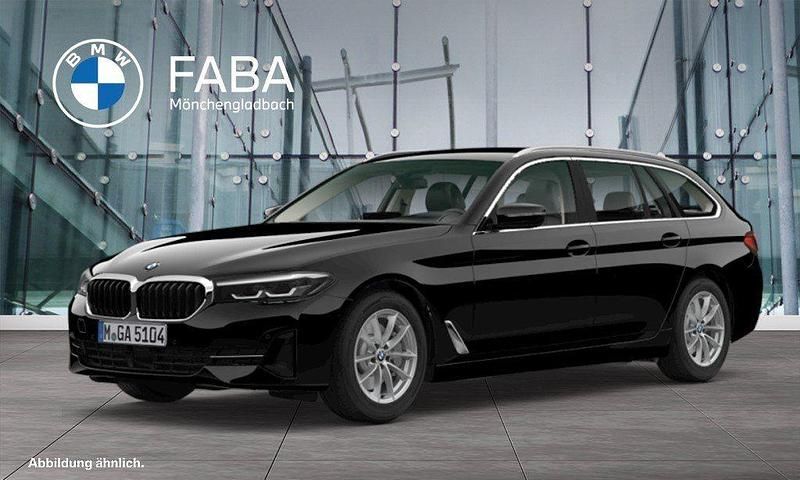 Schwarz Gebraucht 2022 BMW 520 Sport Line Kombi | 29.890 € (Guter Preis) - Bild 1/4