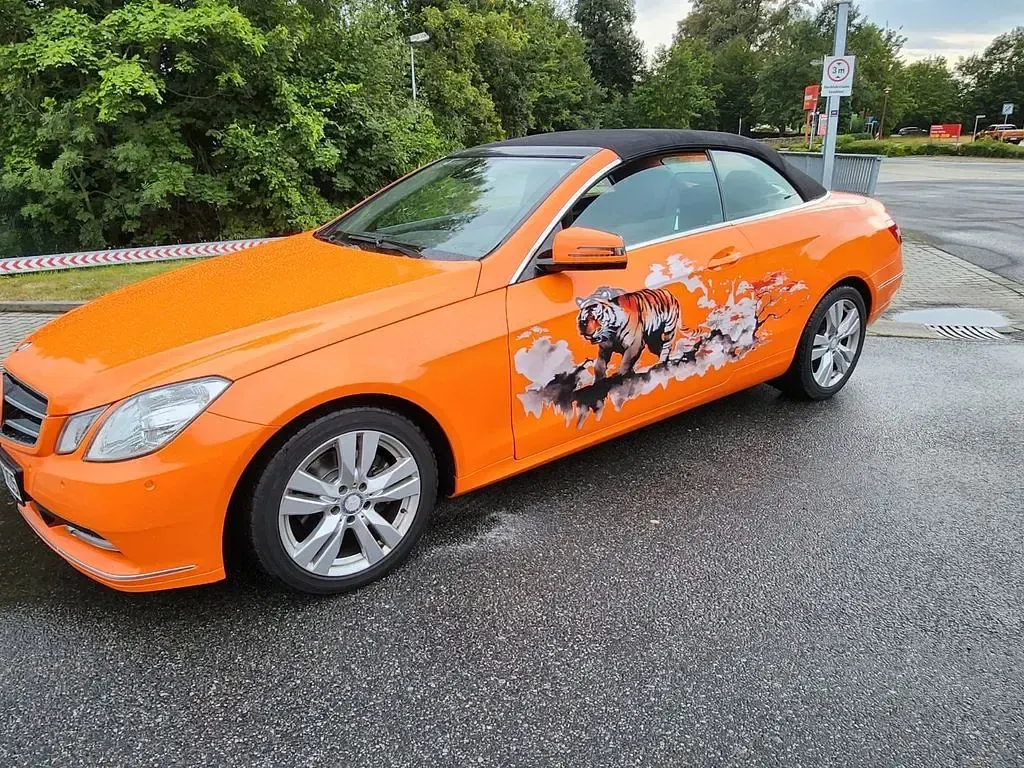 Gebraucht Mercedes E200 Avantgarde 184 PS (135 kW) 2012 Orange Cabrio