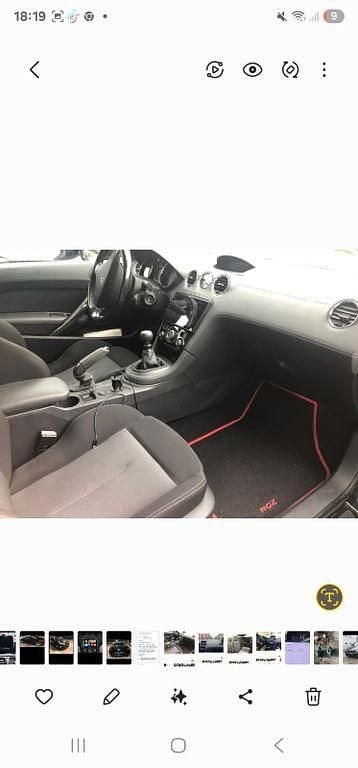 Gebraucht Peugeot RCZ 156 PS (114 kW) 2010 Schwarz Coupé