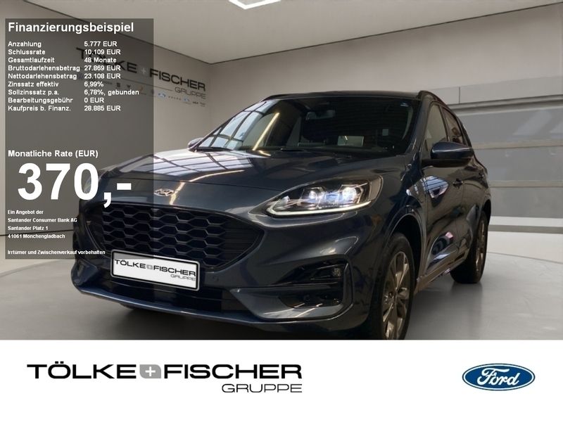 Chroma blau (metallic) Gebraucht 2021 Ford Kuga ST-Line X SUV | 26.499 € (Fairer Preis) - Bild 1/4