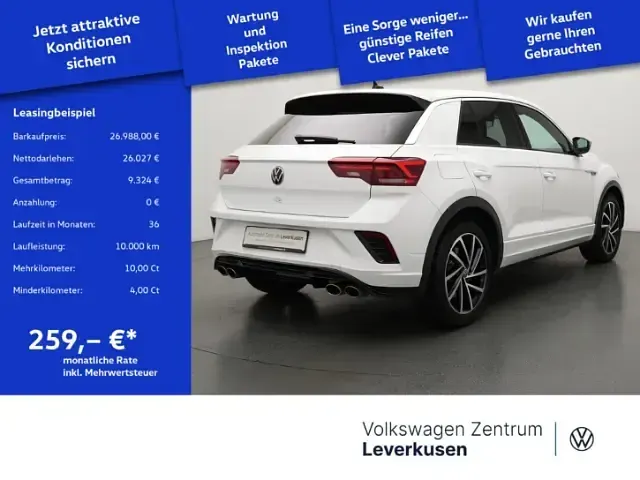 Gebraucht VW T-Roc R 300 PS (220 kW) 2022 Weiß SUV
