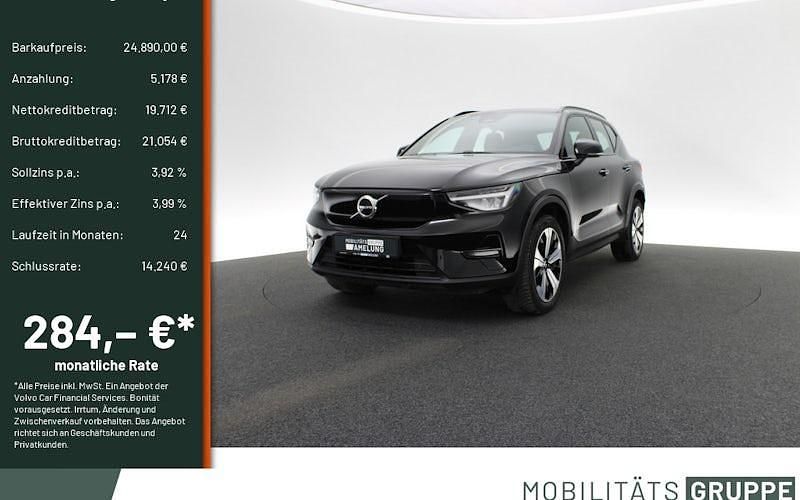 Gebraucht Volvo EX40 Core 175 kW (238 PS) 2022 Schwarz SUV