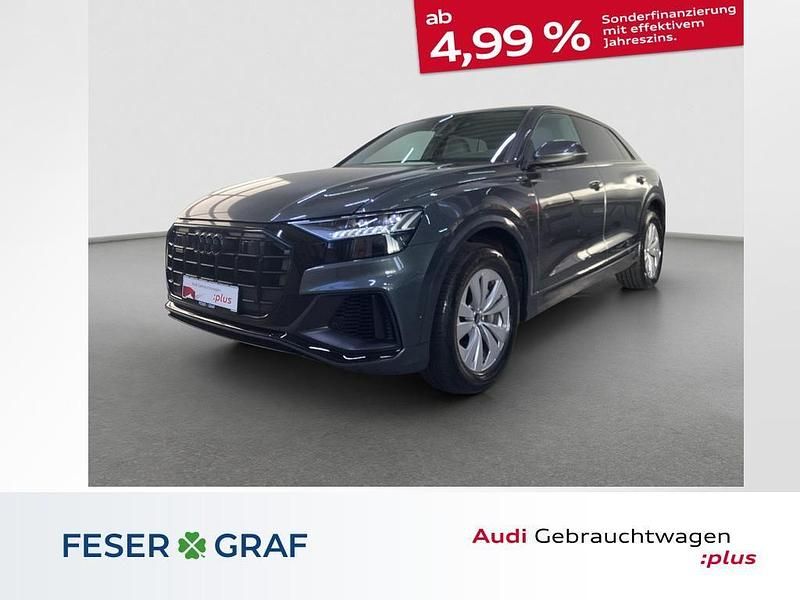 Grau Gebraucht 2022 Audi Q8 S-Line SUV | 60.980 € (Fairer Preis) - Bild 1/4