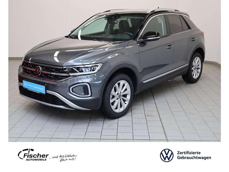 Grau Gebraucht 2024 VW T-Roc Style SUV | 27.940 € (Guter Preis) - Bild 1/3