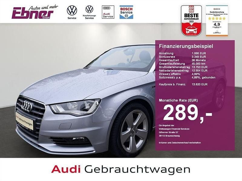 Gebraucht Audi A3 Cabriolet Ambition 150 PS (110 kW) 2014 Florettsilber metallic Cabrio